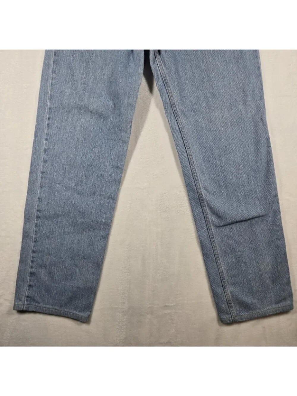 Levis 550 Jeans Men's 33x36 Relaxed-Fit Light Stone-Wash Blue Denim